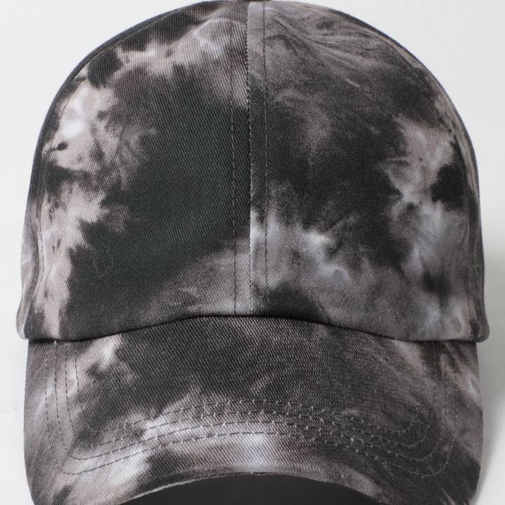 Fashion City - Vendita all'ingrosso Cappellino da baseball - Donna - Cappello da baseball in cotone tie dye a spirale pastello