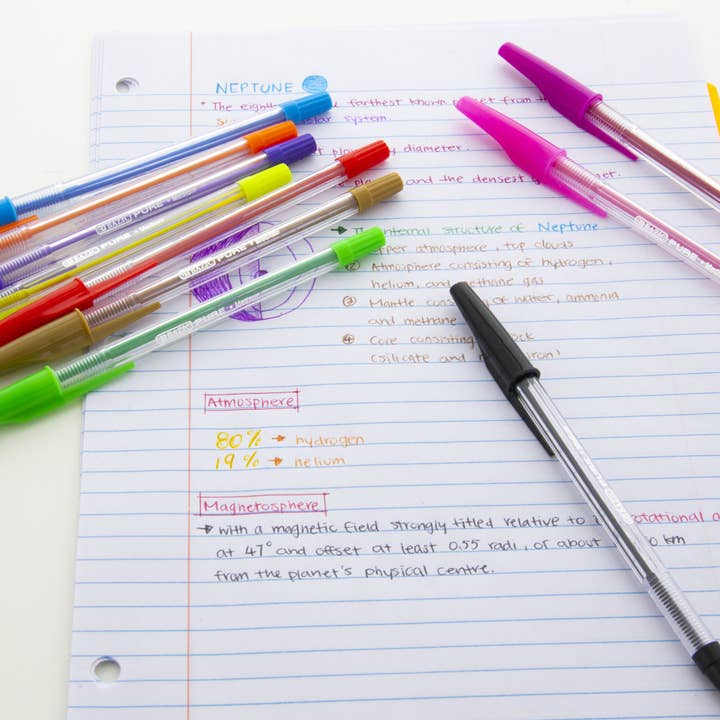 Luna Office Supply - Everyday Essential - Wholesale Pen - 10 Pure Neon Color Stick Pen1