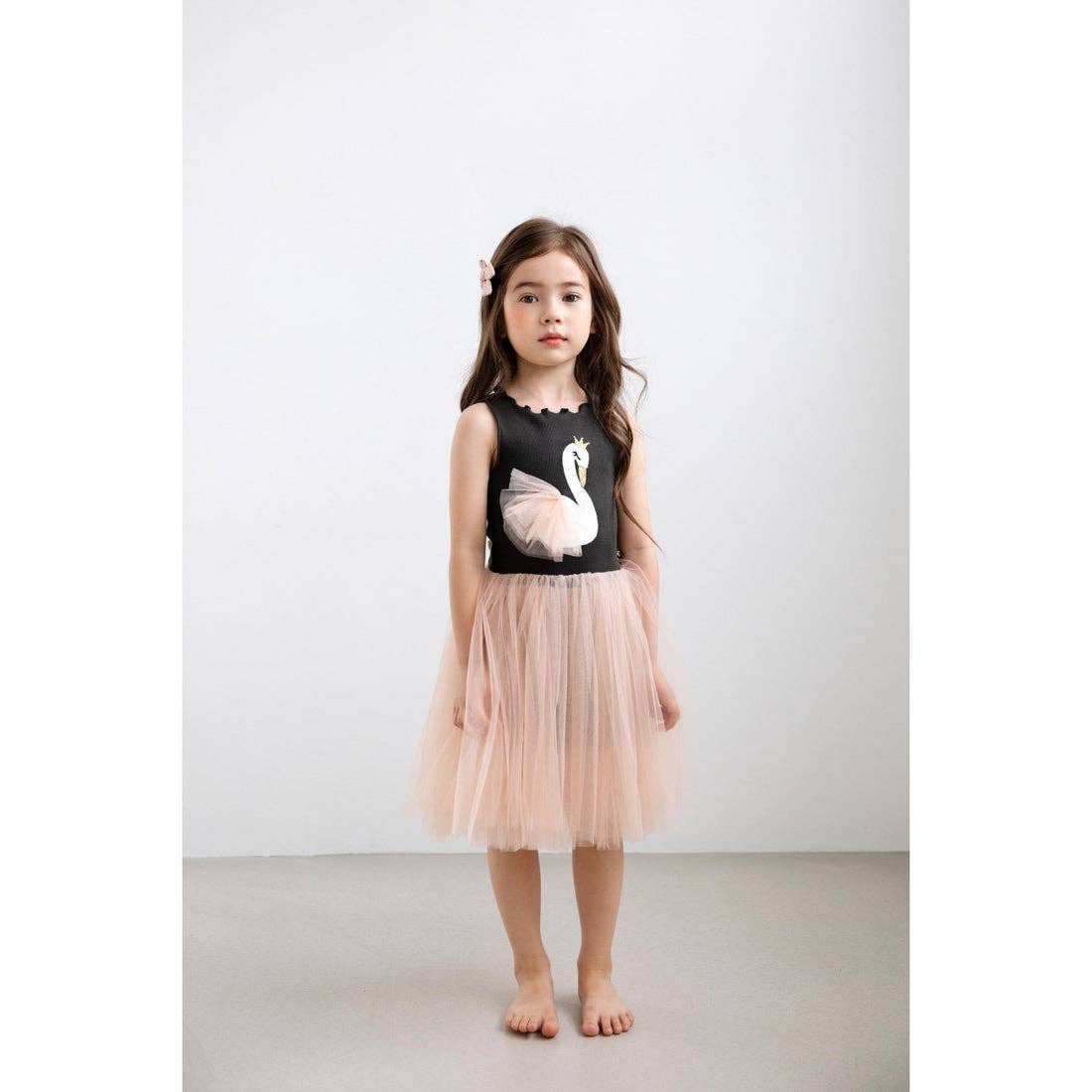 Petite Hailey - Wholesale Dress - Kids - Swan Tutu Dress4