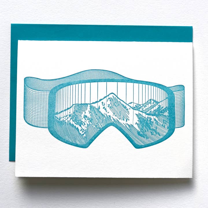 Goggle Reflection Card for wholesale by Ice Pond Press