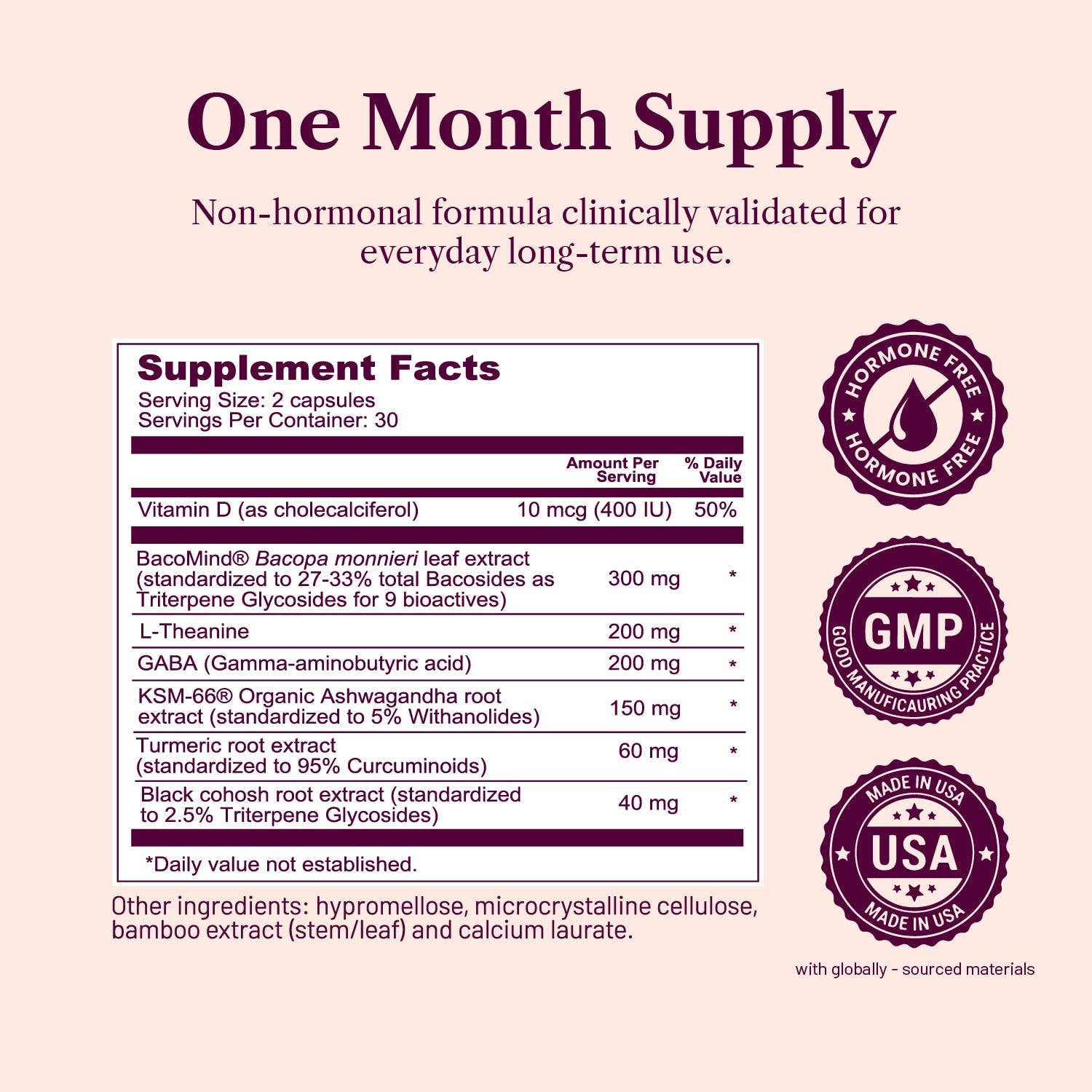 SEASON34 - Wholesale Oral Supplement/Vitamin - Menopause Mood & Neuro Support – Brain Fog & Memory5