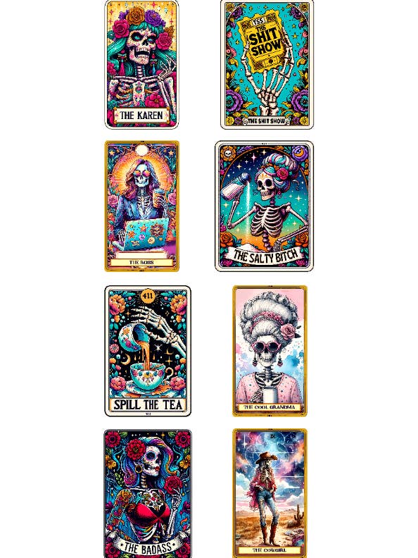 Cartes de tarot - Groupe 3 pour la vente par Inkie