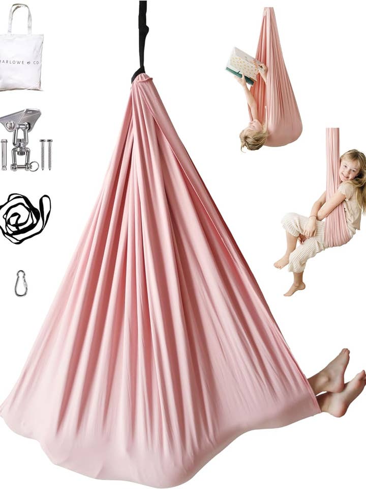 Vintage Rose Cotton Sensory Swing for wholesale by Marlowe & Co