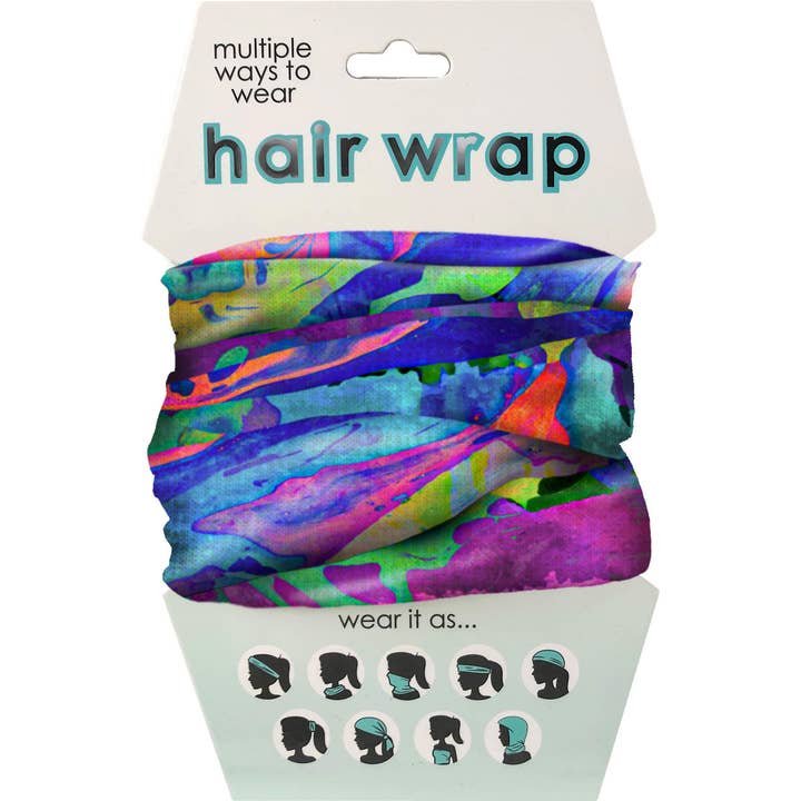Swirls Hair Wrap for wholesale by Spoontiques, Inc