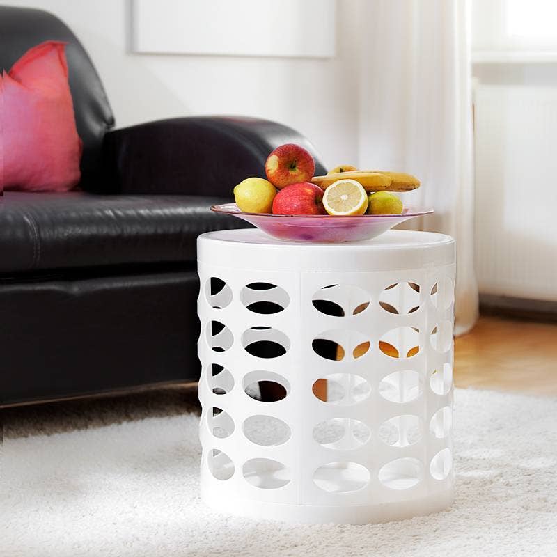 White Storage Stool by OTTO for wholesale on Faire1