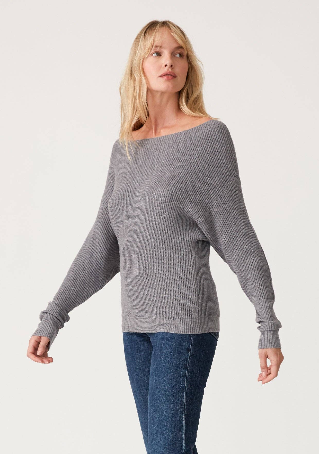 Lovestitch - Vente Pull en maille – femme - Pull en tricot gaufré à manches longues30
