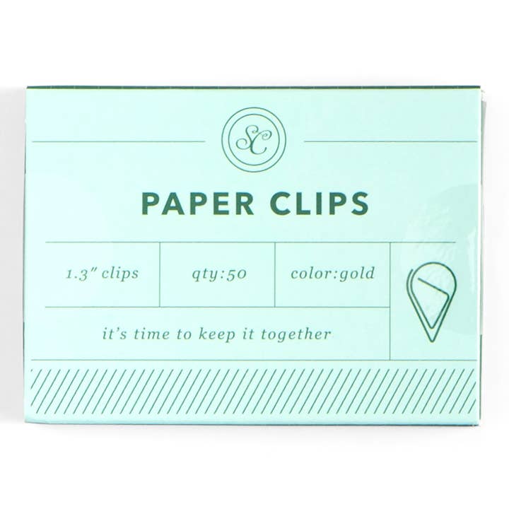 Studio Calico – wholesale Pappersklämma – Håll Ihop Gem - Blå1