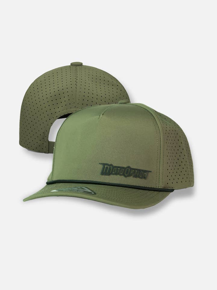 Offset Ace Rope Hat - Moss Green for wholesale by MotoOption