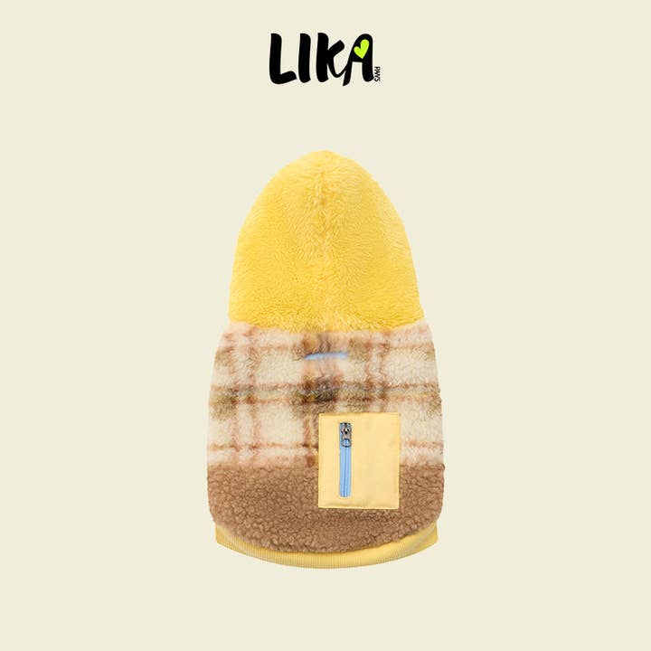 Outdoor Adventure Sherpa Coat Yellow for wholesale by Likapaws / Heinemann Trading GbR