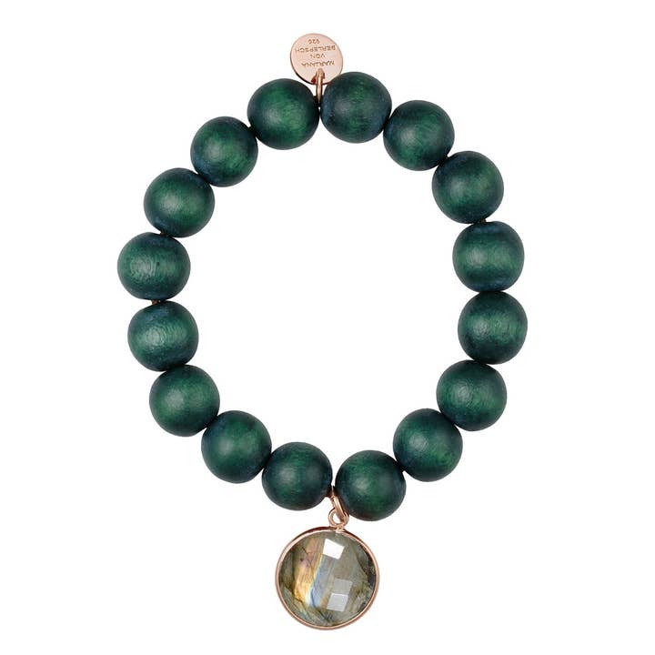 INA Green Labradorite Bracelet for wholesale by Marjana von Berlepsch