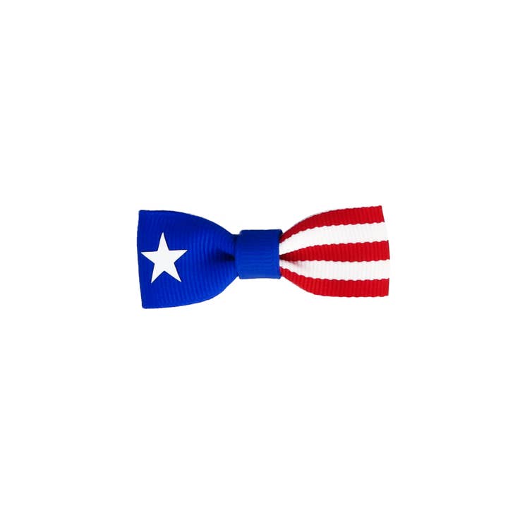 QXP Shop - Wholesale Hair Bow - Women's - Puerto Rico Flag Hair Bow