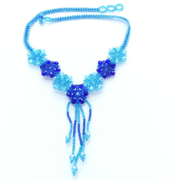 DIAMANTI DESIGNS - Wholesale Beaded/Pearl Necklace - Snowflake Necklace - Assorted Colors2