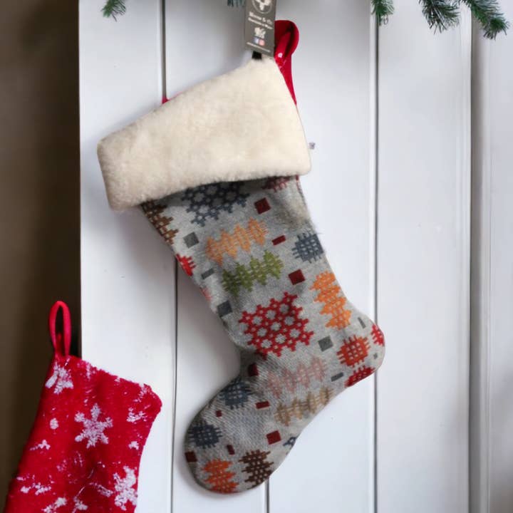 Calza natalizia Welsh Tapestry per la vendita all'ingrosso da parte di Moose & Co