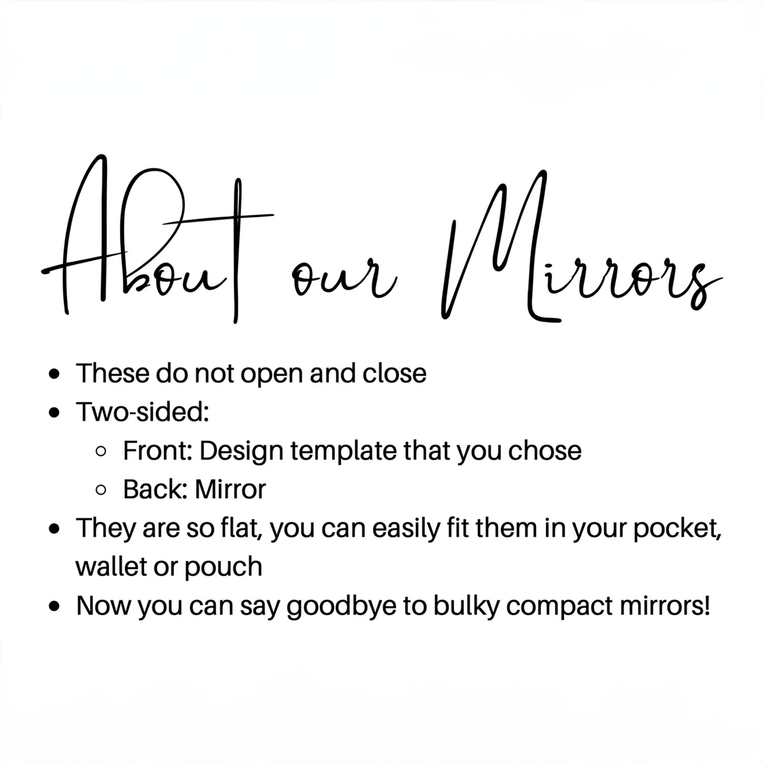 One Team Blessed - Wholesale Compact Mirror - Custom Personalized Mirrors | Bridesmaid Proposal Gift10