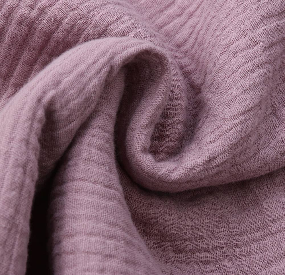 Fennco Styles - Vendita all'ingrosso Copertina avvolgente - Neonati - Coperta e cerchietto per bebè in garza di cotone con frange 6