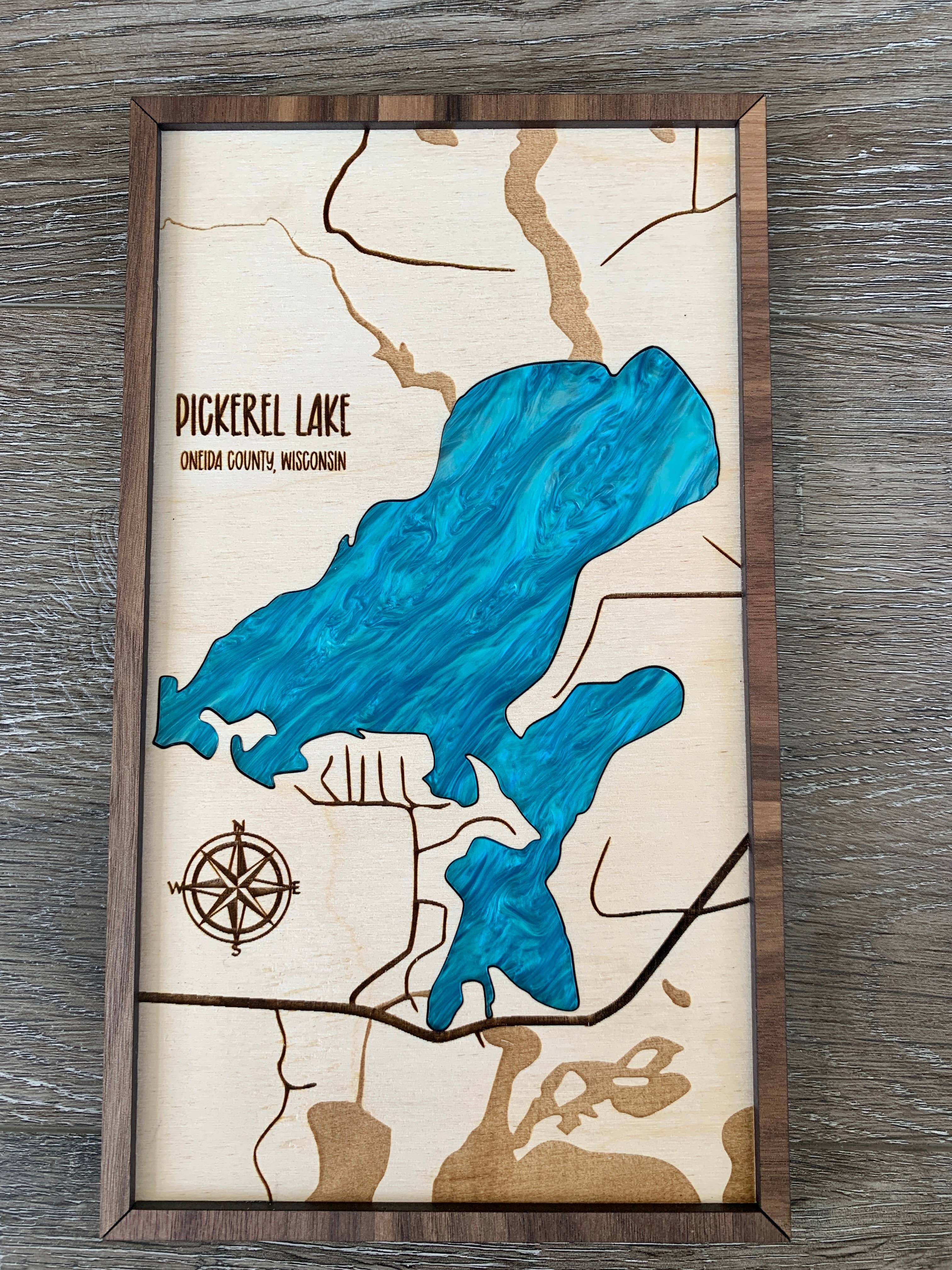 SJ Imaginations - Wholesale Map - Custom lake or city maps8