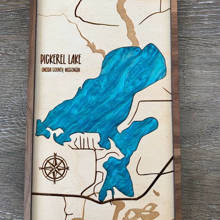 SJ Imaginations - Wholesale Map - Custom lake or city maps8