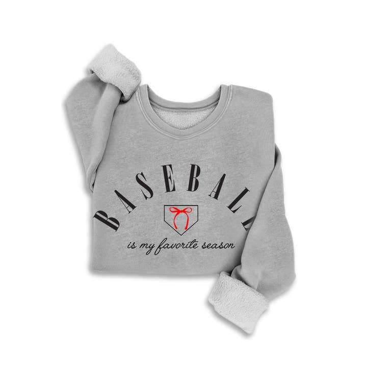 HRTandLUV - Wholesale Sweatshirt - Women's - BASEBALL MINERAL SWEATSHIRTS