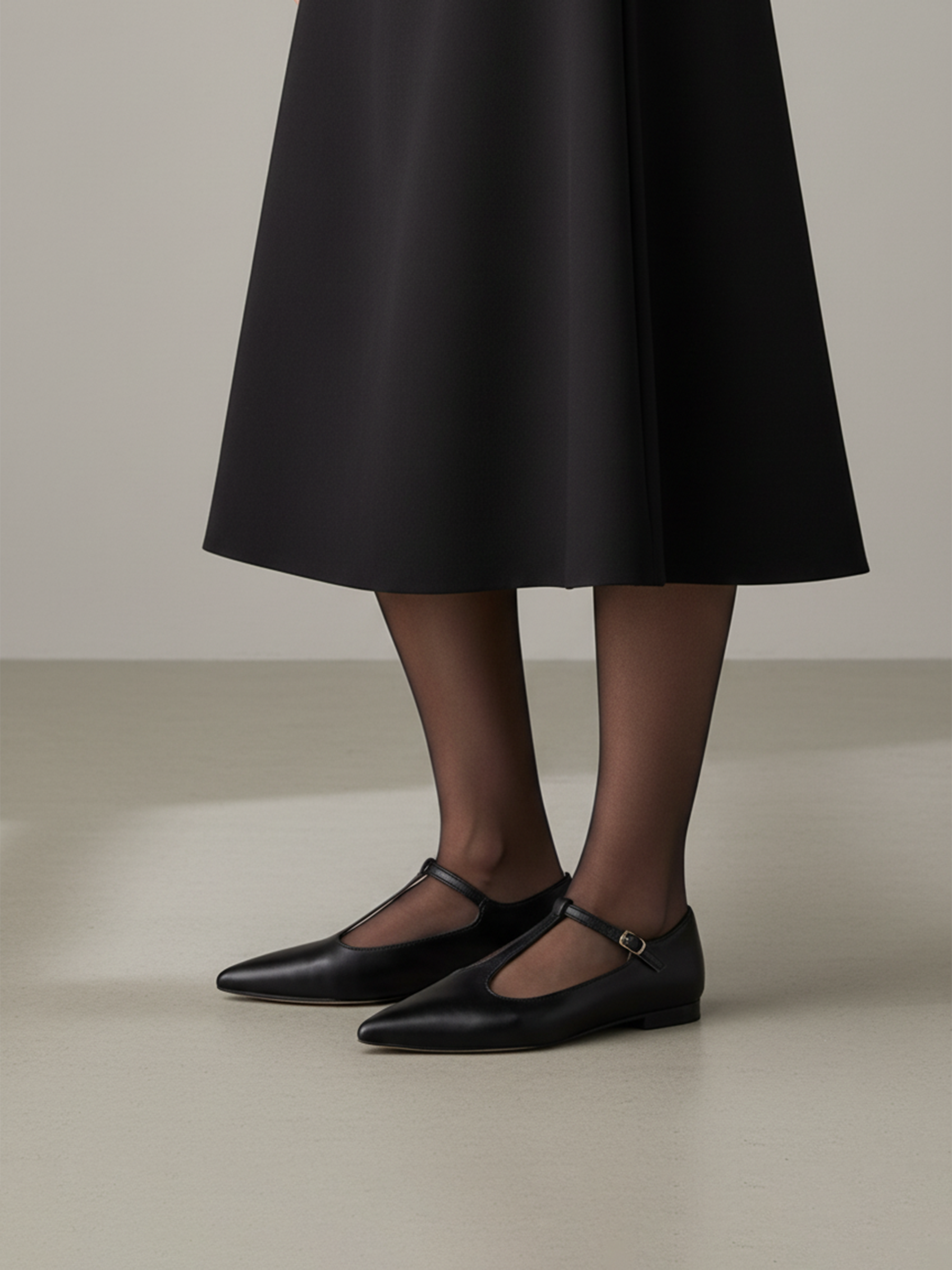 CEREZA - Wholesale Flats - Women's - Women Pointed Toe T-Strap Flats Ballet Flats2