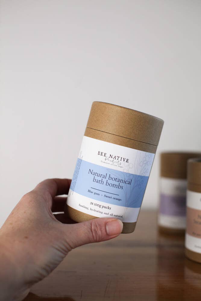 Bee native products - Wholesale Bath bomb/fizz - Blue Gum Botanical Bath bomb