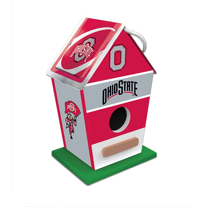 Ohio State Buckeyes Birdhouse for wholesale by Masterpieces Puzzles