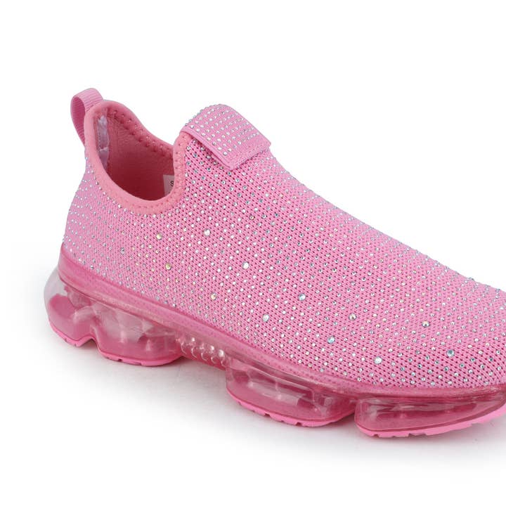 Sneaker NERO-PINK | Sneakers di Lusso con Cristalli Incastonati per la vendita all'ingrosso da parte di Lauren Lorraine