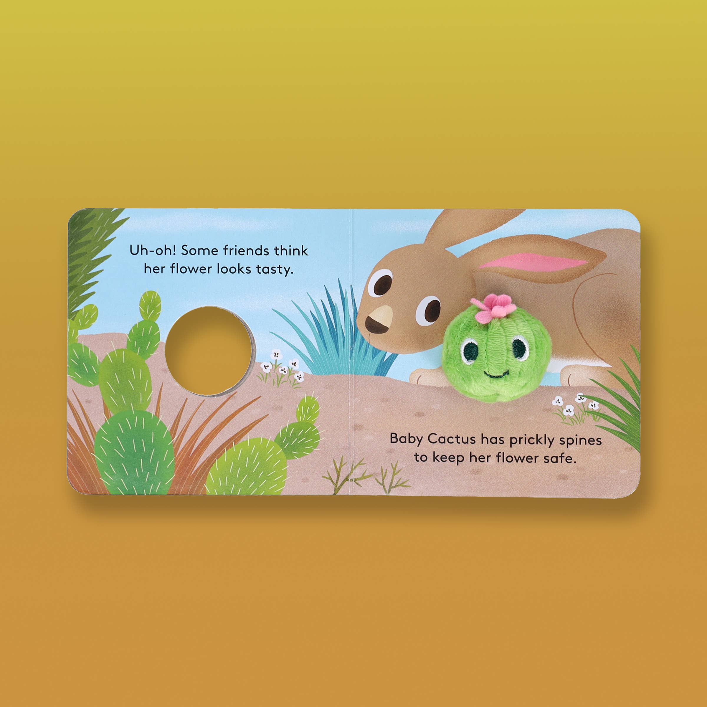 Chronicle Books - Wholesale Baby & Toddler Book (0-2) - Baby Cactus: Finger Puppet Book8