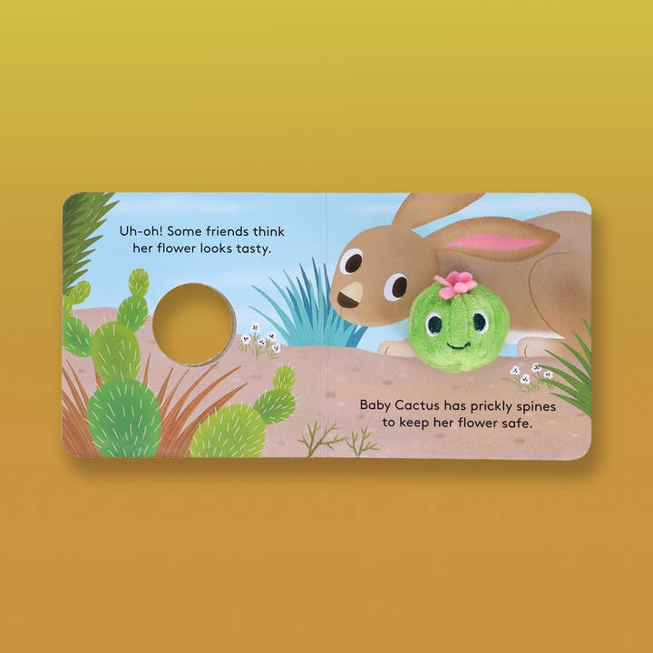 Chronicle Books - Wholesale Baby & Toddler Book (0-2) - Baby Cactus: Finger Puppet Book8