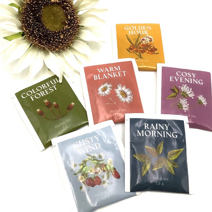 All Little Cute Things – wholesale Tepåsar – Vintertema te-gåvor med blandade smaker1