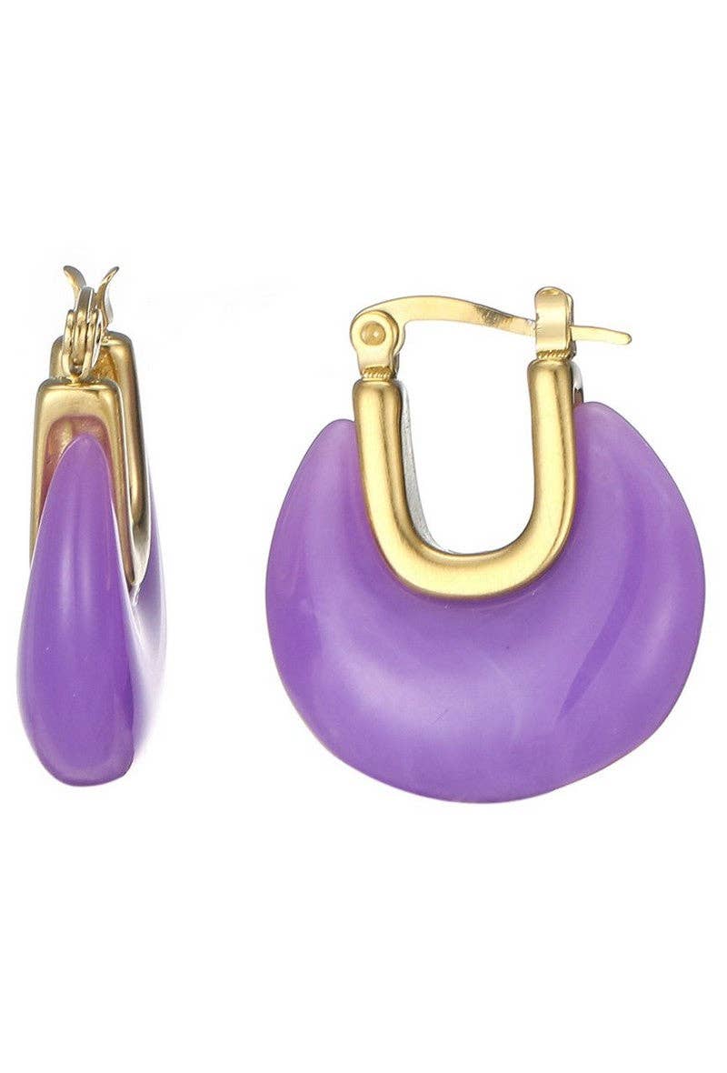 BELLE MISS - Wholesale Dangle Earrings - Urlas stud earring in stainless steel6