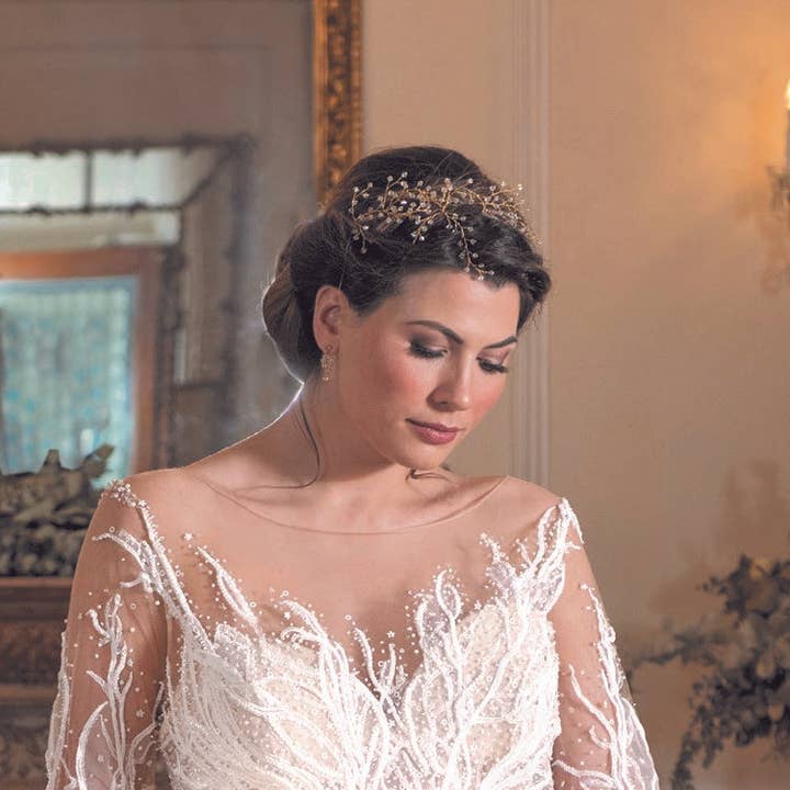 Lunar Branch Hairpin for wholesale by Alexandra Bespoke