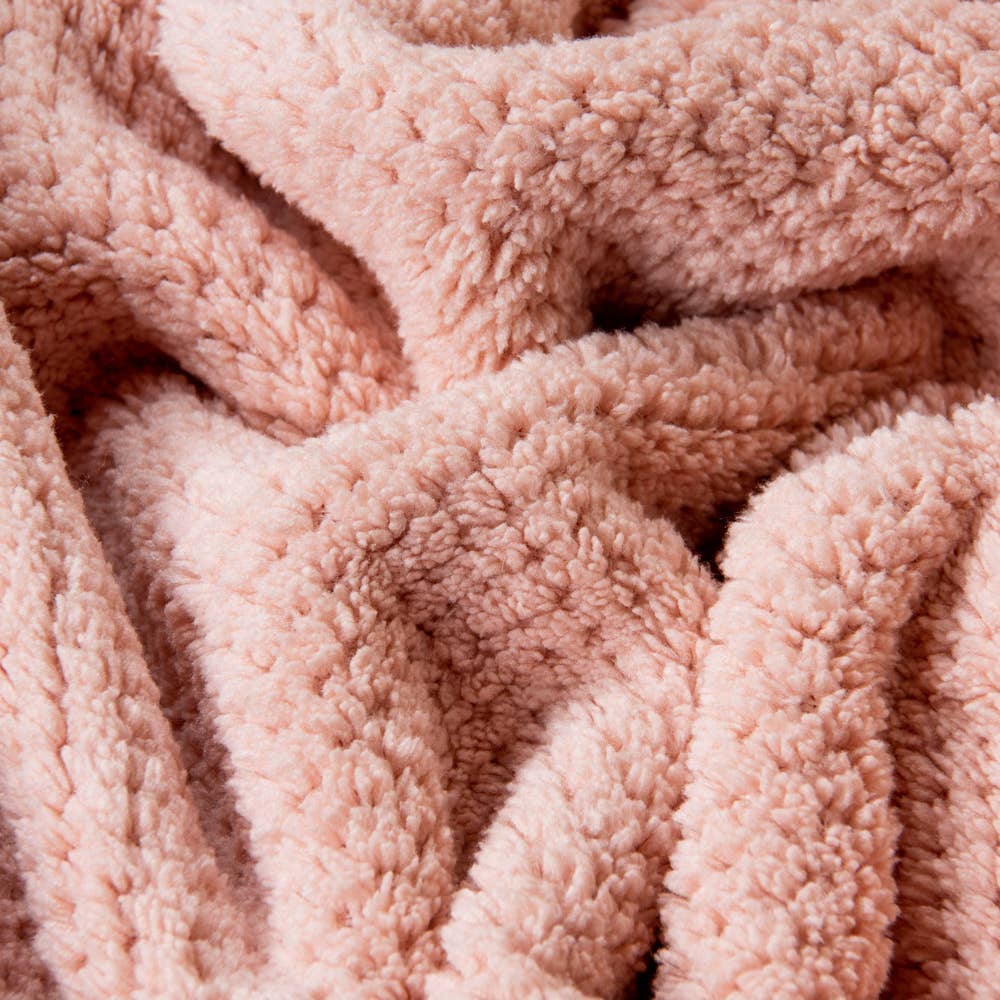 VOLO Hero Hair Towel- Cloud Pink Luxe Tube for wholesale on Faire3