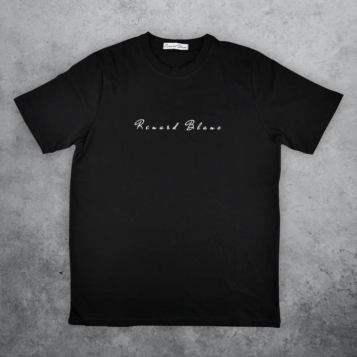 T-Shirt | Renard Blanc Svart för wholesale av Renard Blanc