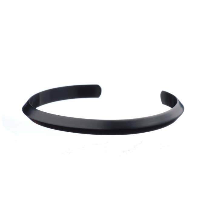 Black bleach bracelet - steel for wholesale by Bastille Baobab