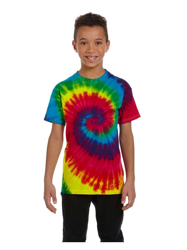 Total Apparel - Wholesale T-Shirt - Kids - Tie-Dye CD100Y - Youth 5.4 oz. 100% Cotton T-Shirt12
