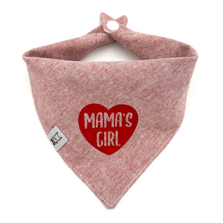 Mama's Girl Dog Bandana for wholesale by Winthrop Clothing Co.
