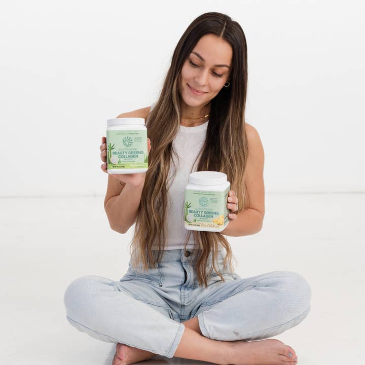 Sunwarrior - Wholesale Protein/Superfood Powder - Beauty Greens Pina Colada Collagen Powder - Vegan, Soy-Free5