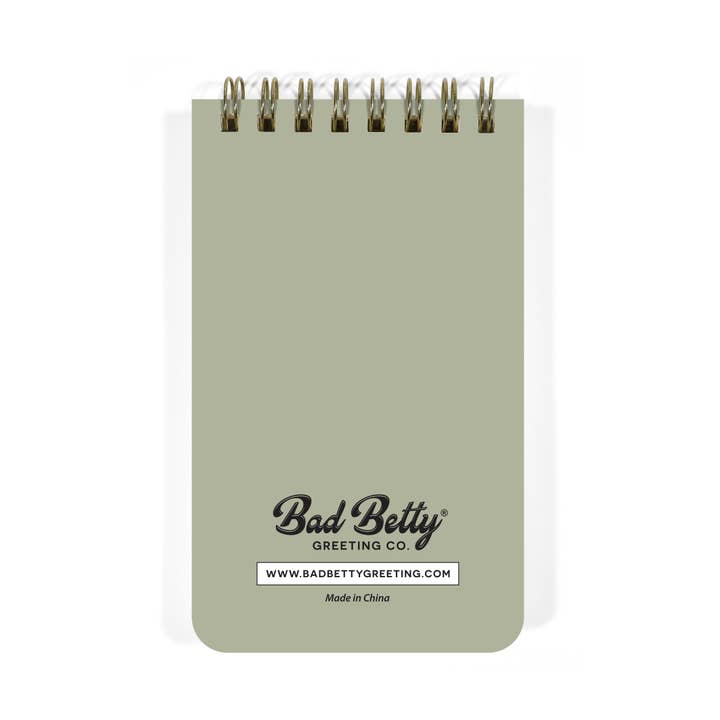 Bad Betty Greeting Co. - Wholesale Notepad - Jumping to Conclusion - Funny 3x5 Spiral Memo Notepad 2