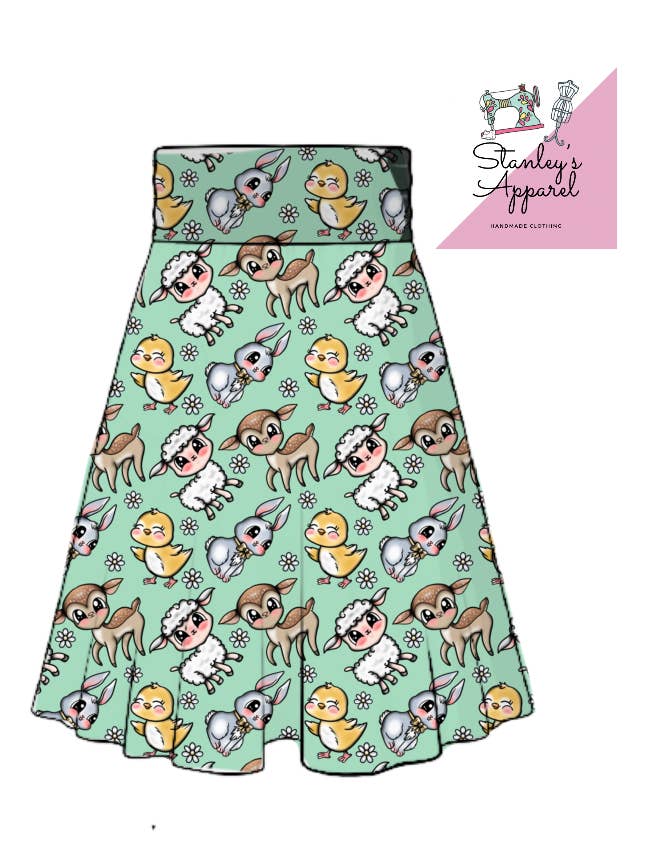 Exclusive spring skater skirt for wholesale by Stanley’s apparel