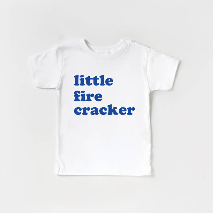 Benny & Ray Apparel - Wholesale Screen Printed T-Shirt - Kids - Little Fire Cracker Toddler and Youth 4th of July Shirt