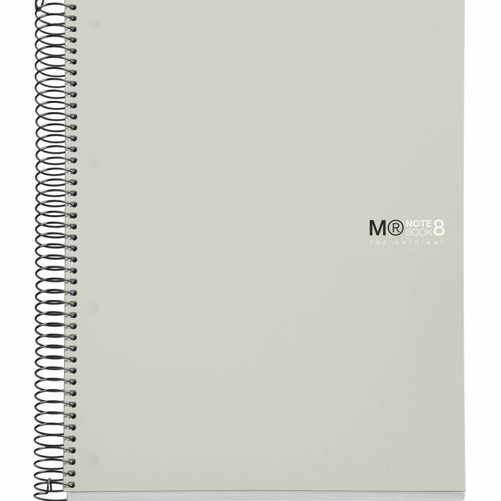 Carnet graphique en polyéthylène à 6 sujets gris Miquelrius, format A5, 6,5 x 8 pour la vente par Miquelrius