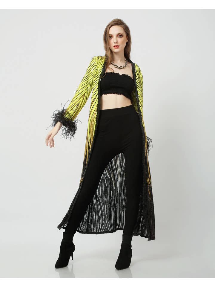 Festivo kimonos – wholesale Kimono – Women's – Sequin Duster - Sparkly Robe - Luxury Kimono Degradé