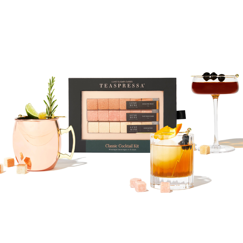 TEASPRESSA | LUXE Mixer Cube – wholesale Cocktail mix/syrup – CLASSIC COCKTAIL KIT2