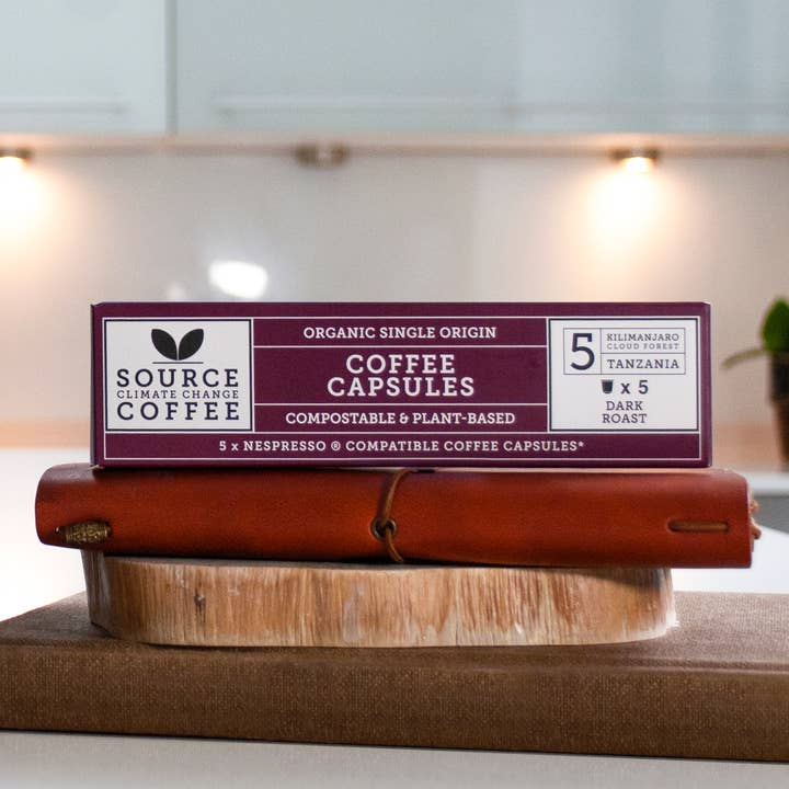 Tanzania Organic Coffee Capsules for wholesale by Source Climate Change Coffee