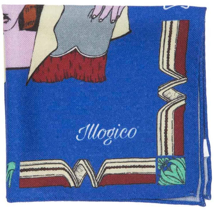Illogico - Wholesale Suit Vest - Women's - Blue Wool Clutch Bag with Women's Design