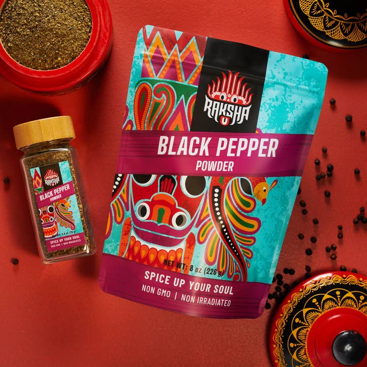 Raksha Black Pepper Powder for wholesale by Raksha