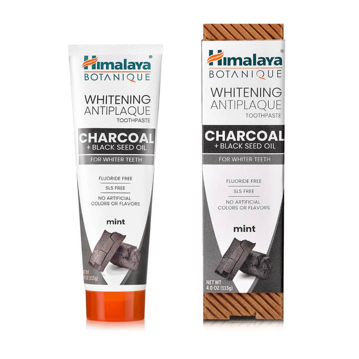Whitening Antiplaque Charcoal & Black Seed Oil Mint Toothpaste for wholesale by Himalaya Herbal Healthcare