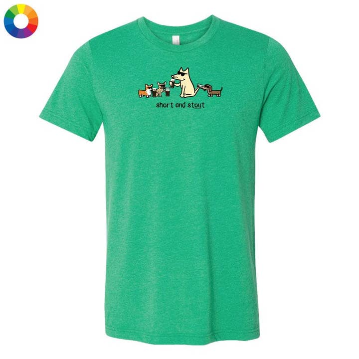 Court et trapu - T-shirt léger pour la vente par Teddy the Dog
