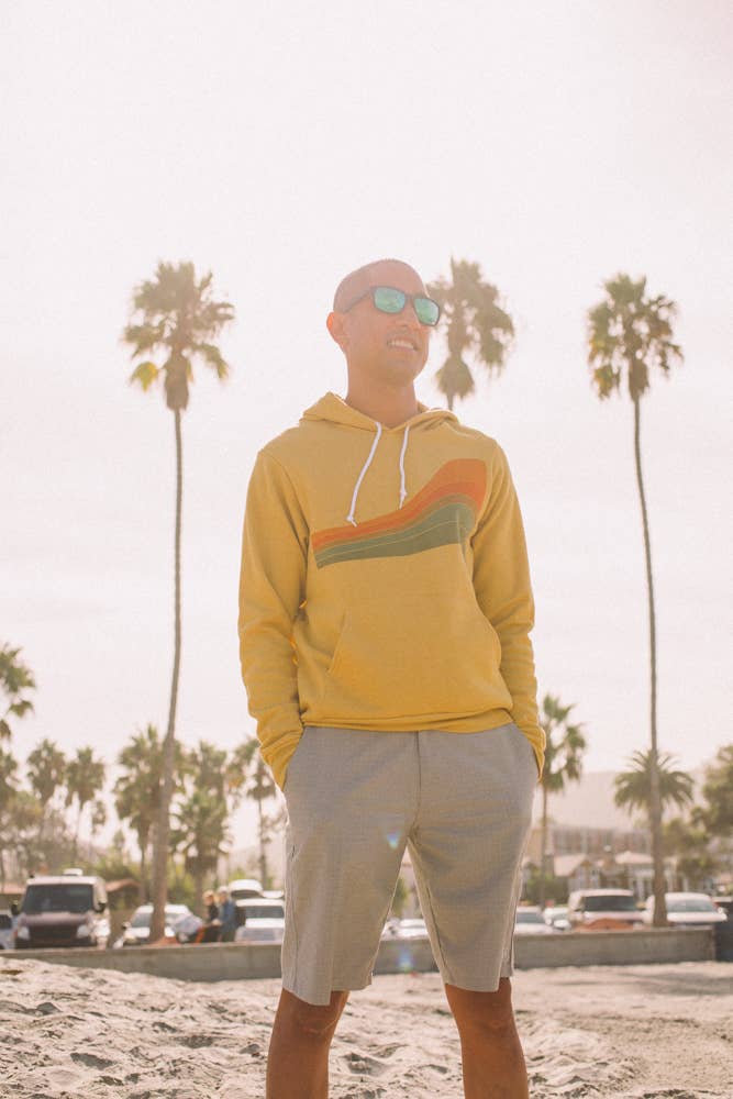 Goodseed Clothing - Wholesale Hoodie - Men's - DOWN VEST-HOODIE-MUSTARD2