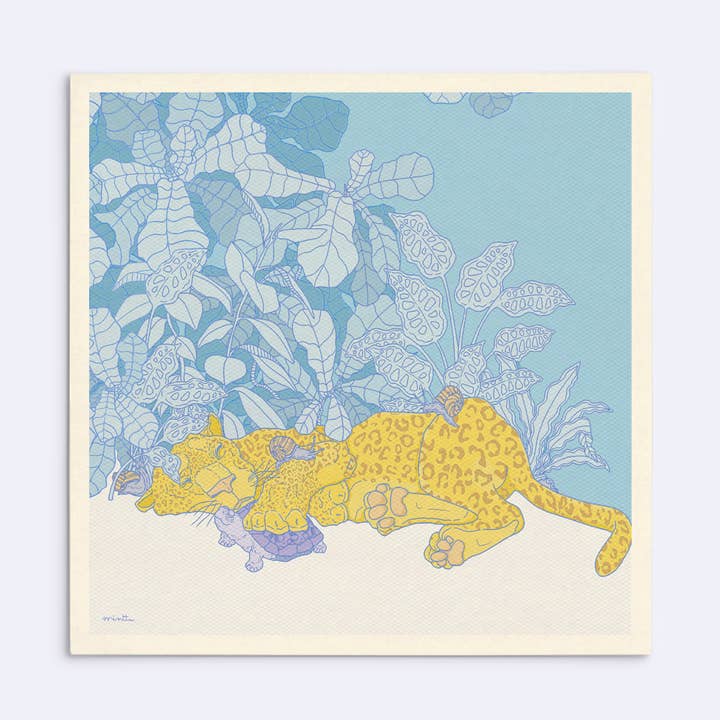 impressão artística quadrada "take a breakII" por atacado de minttu illustrations